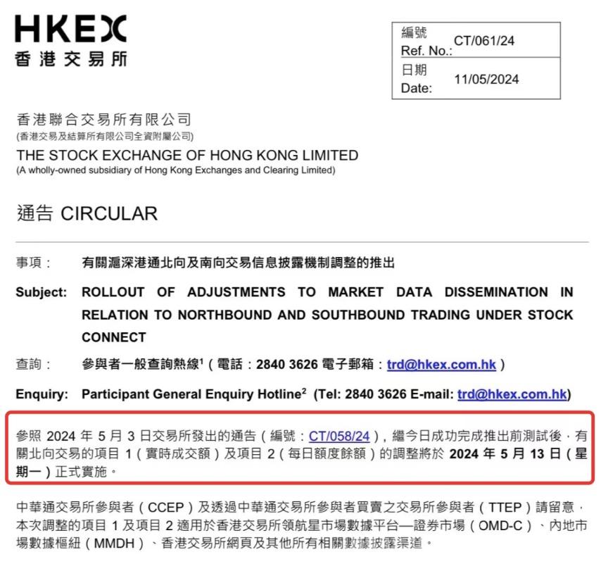 北向资金重大变化！调整沪深港通交易信披安排 将不再披露实时交易金额